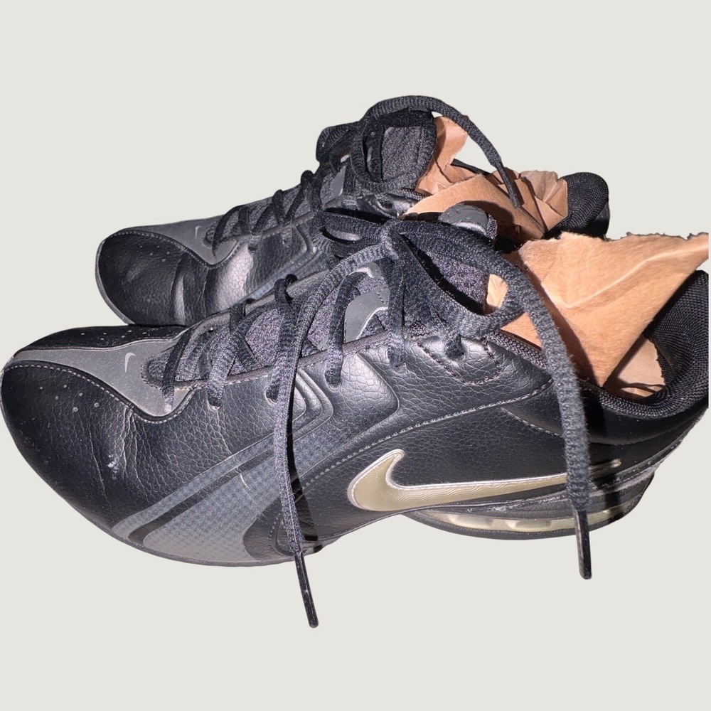 Nike Reax Run Mens size 9 Black Metallic Silver Training Shoes